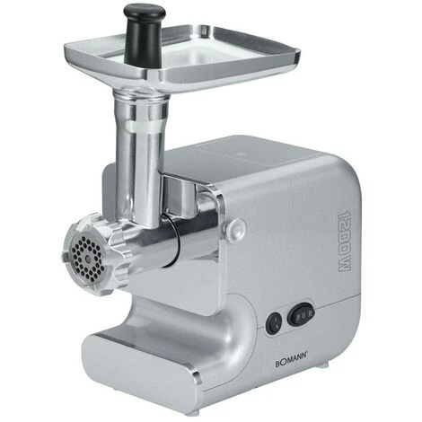 Bomann FW 447 CB Picadora De Carne Eléctrica, Embutidora Salchichas, 3 Discos Corte Y Cuchilla Acero Inoxidable 1200W Plata 3 Bomann FW 447 CB Picadora De Carne Eléctrica, Embutidora Salchichas, 3 Discos Corte Y Cuchilla Acero Inoxidable 1200W Plata