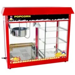 Máquina Para Palomitas De Maíz Con Expositor Caliente 1700W Cubierta Roja 5 Kg/H -Cocina Electrodomésticos Ventas 14897633 3