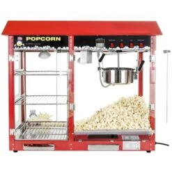 Máquina Para Palomitas De Maíz Con Expositor Caliente 1700W Cubierta Roja 5 Kg/H -Cocina Electrodomésticos Ventas 14897633 4
