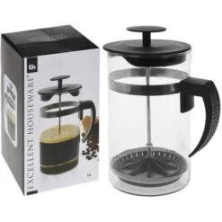 Excellent BLUNGI Tisanera Embolo Vidrio 1 L