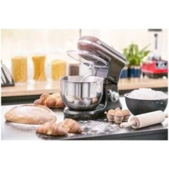 Amasadora Máquina Batidora De Vaso Procesadora Para Masa Cocina 1200 W 5 L Negra -Cocina Electrodomésticos Ventas 16126122 4