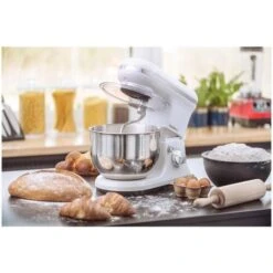 Amasadora Máquina Batidora Vaso Procesadora Para Masa Cocina 1200 W 5 L Plateada -Cocina Electrodomésticos Ventas 16126124 4