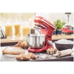 Amasadora Máquina Batidora De Vaso Procesadora Para Masa Cocina 1200 W 5 L Rojo -Cocina Electrodomésticos Ventas 16126125 4