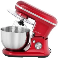 Amasadora Máquina Batidora De Vaso Procesadora Para Masa Cocina 1200 W 5 L Rojo -Cocina Electrodomésticos Ventas 16126125 5