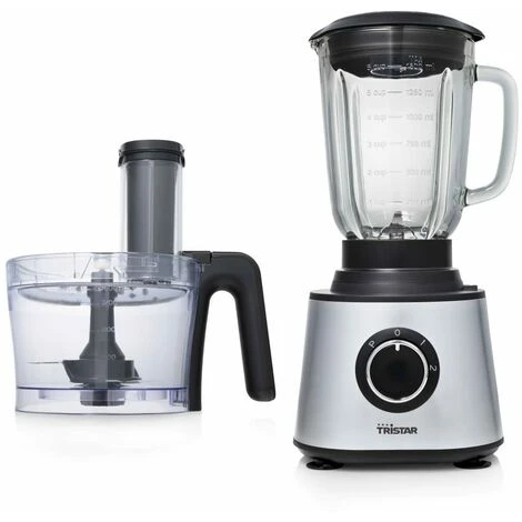 Robot De Cocina Y Batidora Plateado 3 L 600 W Tristar 4 Robot De Cocina Y Batidora Plateado 3 L 600 W Tristar - Imagen 2