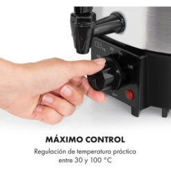 Klarstein Biggie Eco Olla Pasteurizadora Y Dispensador De Bebidas 1000W 30-100°C Grifo 9l -Cocina Electrodomésticos Ventas 19235925 3