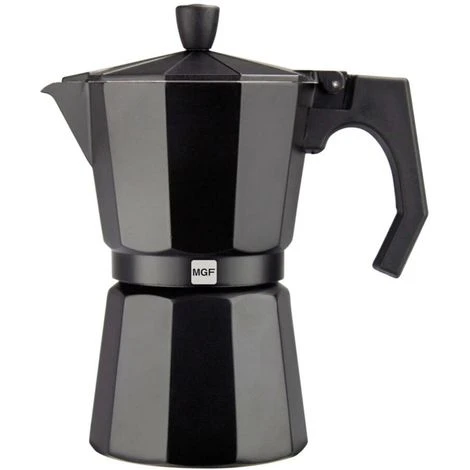 MAGEFESA 01PACFKEB03 - Cafetera 3 Tazas En Aluminio Esmaltado Noir 3 MAGEFESA 01PACFKEB03 - Cafetera 3 Tazas En Aluminio Esmaltado Noir