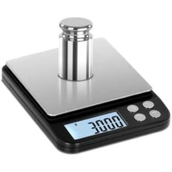 Balanza De Mesa Báscula Para Cartas Digital Lcd Precisión 0 1G Por