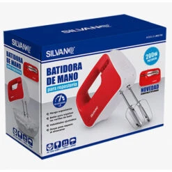 Batidora De Mano Especial Repostería 200W, 3 Velocidades - Rojo