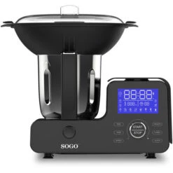 Robot De Cocina Multifunción, Báscula Integrada, Con Vaporera - Pantalla Lcd