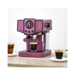 Cafetera ECODE DELICE PURPLE 20 Bar, Boquilla De Espuma, 1.5 Litros, Express, 1050 W