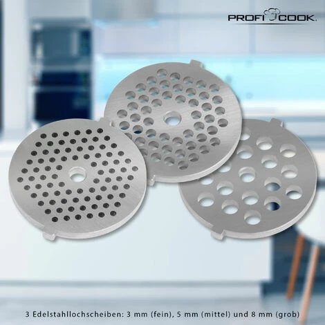 Proficook FW 1172 Picadora De Carne Profesional, Procesa 2Kg/min, Aluminio Fundido, 3 Discos Corte Cuchilla Acero Inox. 1800W Plata 5 Proficook FW 1172 Picadora De Carne Profesional, Procesa 2Kg/min, Aluminio Fundido, 3 Discos Corte Cuchilla Acero Inox. 1800W Plata - Imagen 3