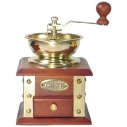 Molinillo Cafe Dorado Decorativo Garhe