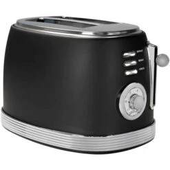 Tostadora Retro 850W Negro/Plata Dayron -Cocina Electrodomésticos Ventas 28041049 3