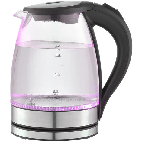 Hervidor Eléctrico 2200W De Cristal Y Acero 1.7 L 3 Hervidor Eléctrico 2200W De Cristal Y Acero 1.7 L