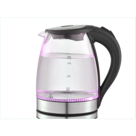 Hervidor Eléctrico 2200W De Cristal Y Acero 1.7 L 5 Hervidor Eléctrico 2200W De Cristal Y Acero 1.7 L - Imagen 3