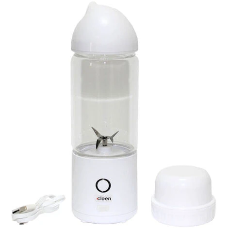 Batidora Vaso Portátil Recargable, Hojas Recubrimiento Titanio, 2200Mah, 400Ml 4 Batidora Vaso Portátil Recargable, Hojas Recubrimiento Titanio, 2200Mah, 400Ml - Imagen 2