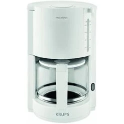 Krups F30901, 1050 W, 1 Liter, 60 Decibeles, Vidrio, Blanco