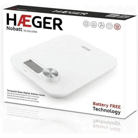 Báscula Digital De Cocina Haeger 5 Kg 5608475016219 S4700170 Haeger 4 Báscula Digital De Cocina Haeger 5 Kg 5608475016219 S4700170 Haeger - Imagen 2