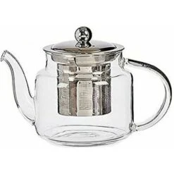 Tetera Straight Cristal Transparente Acero (500 Ml) 8430852785107 S3607679 Vivalto -Cocina Electrodomésticos Ventas 33148463 2