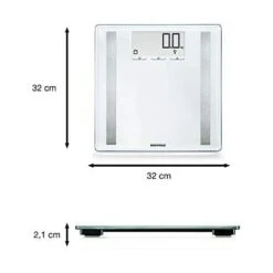 Soehnle Shape Sense Control 200 - Basculas De Analisis Corporal, Color Blanco -Cocina Electrodomésticos Ventas 34871147 5
