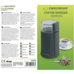 Esperanza EKC001W - Molinillo De Café 8,5 X 8,5 X 18 Negro -Cocina Electrodomésticos Ventas 34871521 5