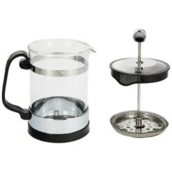 Cafetera Francesa De Cristal Y Acero Inoxidable, Con Embolo, Capacidad De 800 Ml -Cocina Electrodomésticos Ventas 39436422 3