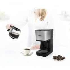 Cafetera De Filtro Compact 8 600 W 0,75 L Negra Y Plateada Princess -Cocina Electrodomésticos Ventas 42086177 2