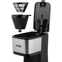 Cafetera De Filtro Compact 8 600 W 0,75 L Negra Y Plateada Princess -Cocina Electrodomésticos Ventas 42086177 5