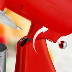 AREBOS Batidora Amasadora 1800W 6L Cuenco Acero Inoxidable 6 Velocidade Silencioso Rojo -Cocina Electrodomésticos Ventas 42176790 5