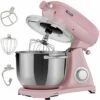 AREBOS Batidora Amasadora 1800W 6L Cuenco Acero Inoxidable 6 Velocidade Silencioso Rosa -Cocina Electrodomésticos Ventas 42176791 1