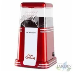 Palomitero Portátil Orbegozo. Diseño Vintage. Funcionamiento Rápido Y Sencillo. ¡Palomitas En 3 Minutos. Potencia 1200 W.
