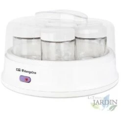Yogurtera Para 7 Yogures Orbegozo. Incorpora 7 Tarros De Cristal De 200ml. Temperatura Constante Para Un Resultado óptimo.