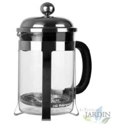 Cafetera De émbolo Francesa En Vidrio De Borosilicato Orbegozo. Capacidad 800ml.