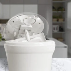 Máquina De Helado Eléctrica 1,4 L Para Helado Helado, Sorbete Y Yogur Helado, Máquina De Helado Sin BPA, Fácil De Usar, Fabricado En 15-30 Minutos -Cocina Electrodomésticos Ventas 54716397 3