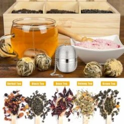 Infusor De Té Betterlife, 2 Uds., Colador De Té Con Filtro De Cadena De Acero Inoxidable Para Especias De Té, La Mayoría De Tazas Y Teteras -Cocina Electrodomésticos Ventas 56894967 3