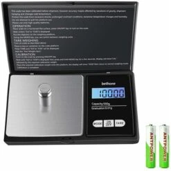 Báscula De Precisión Digital 500 G / 0.01 G Báscula De Cocina Electrónica Báscula De Bolsillo Con Pantalla LCD Retroiluminada Báscula De Joyería Pequeña Para Joyería Té Levadura Gramo De Cocina, Etc.