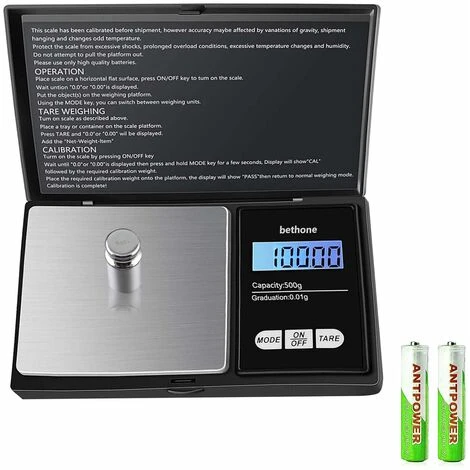 Báscula De Precisión Digital 500 G / 0.01 G Báscula De Cocina Electrónica Báscula De Bolsillo Con Pantalla LCD Retroiluminada Báscula De Joyería Pequeña Para Joyería Té Levadura Gramo De Cocina, Etc. 3 Báscula De Precisión Digital 500 G / 0.01 G Báscula De Cocina Electrónica Báscula De Bolsillo Con Pantalla LCD Retroiluminada Báscula De Joyería Pequeña Para Joyería Té Levadura Gramo De Cocina, Etc.