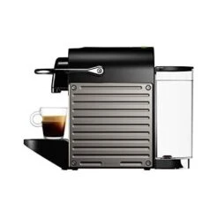 Krups Nespresso Pixie XN304T - Cafetera Monodosis De Cápsulas Nespresso, Compacta, 19 Bares, Apagado Automático, 0.7 L, Color Gris Titanio, 14 Cápsulas Interior -Cocina Electrodomésticos Ventas 59634309 5