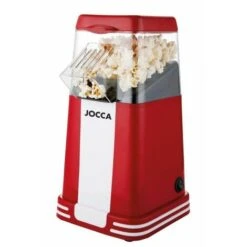 Palomitero Vintage Jocca 5617 - 1200w - Prepara Palomitas En Solo 3 Minutos Sin Aceite Ni Mantequilla - Incluye Vaso Medidor