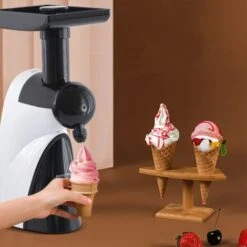 601141 Máquina De Helados Eléctrica Para Sorbetes De Yogur Caseros -Cocina Electrodomésticos Ventas 60019042 4