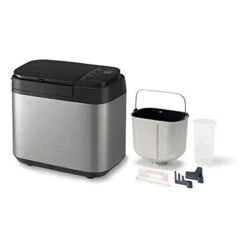 Panasonic SD-YR2550 Panificadora Automática Con Dispensador, 850 W, Sensor De Temperatura, Temporizador Digital 13H, 31 Programas, Plateado