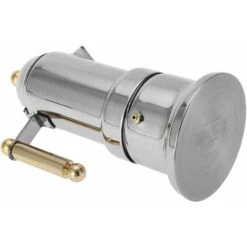 Cafetera De 4 Tazas De Acero Inoxidable, Cafetera De Espresso Duradera, Cafetera Moka Plateada Con Válvula De Seguridad -Cocina Electrodomésticos Ventas 63876909 4