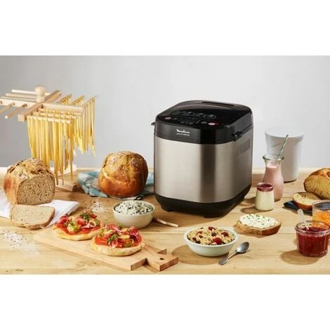 Moulinex OW240E30 Panificadora Negro, Acero Inoxidable 650 W 4 Moulinex OW240E30 Panificadora Negro, Acero Inoxidable 650 W - Imagen 2