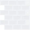 Juego 3d De 5 Piezas, Azulejos De Metro Blancos Autoadhesivos, Baño De Cocina Con Protector Contra Salpicaduras Adhesivo, Papel Adhesivo De Vinilo De Ladrillo 3d, 30.5x30.5cm -Cocina Electrodomésticos Ventas 65027658 1