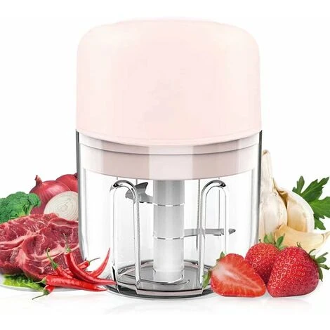 Mini Picadora Eléctrica, Mini Picadora De Carne De 250 ML, Picadora De Zanahorias Eléctrica, Licuadora De Hortalizas Multifuncional Con Batidora De 3 Hojas Para Alimentos Para Bebés, Carne, Cebolla (R 3 Mini Picadora Eléctrica, Mini Picadora De Carne De 250 ML, Picadora De Zanahorias Eléctrica, Licuadora De Hortalizas Multifuncional Con Batidora De 3 Hojas Para Alimentos Para Bebés, Carne, Cebolla (R