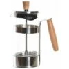 Cafetera De Émbolo DKD Home Decor 16 X 9 X 18,5 Cm Natural Plateado Acero Inoxidable 350 Ml Vidrio De Borosilicato 8424001941650 -Cocina Electrodomésticos Ventas 68493491 1