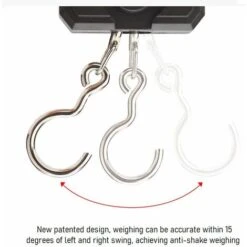 Báscula De Pesca, Báscula De Equipaje Colgante De 165 Lb / 75 Kg, Báscula De Pesca Electrónica Con Pantalla LCD Retroiluminada, Cinta Métrica Y 2 Baterías AAA, Adecuada Para Pesca Al Aire Libre -Cocina Electrodomésticos Ventas 70244918 5