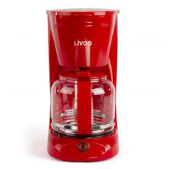 Cafetera De Filtro Rojo De 15 Tazas 950w - Dod166r - Livoo -