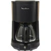 Cafetera De Filtro Negro Mate De 15 Tazas 1000w - Fg272n10 - Moulinex -
